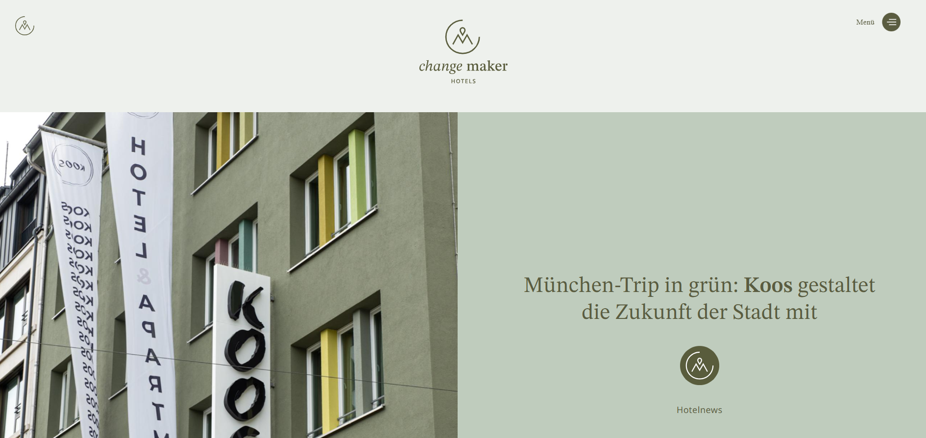 Changemaker Hotels Blog KOOS Article